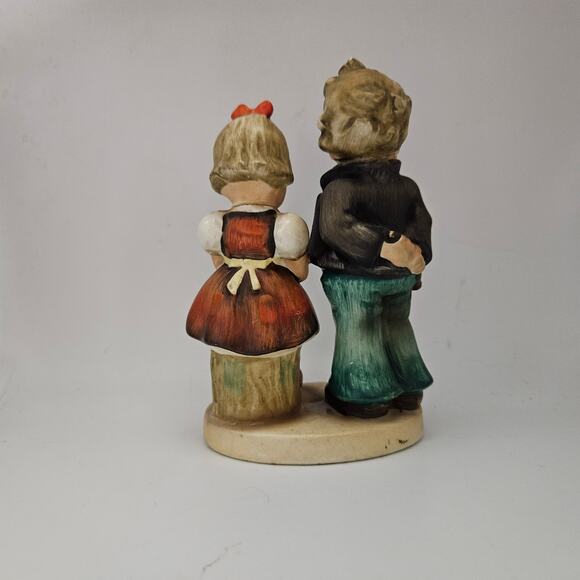 Napco “Tutoring” Figurine SH1G Boy & Girl Reading Vintage 1950s Japan - Picture 3 of 6